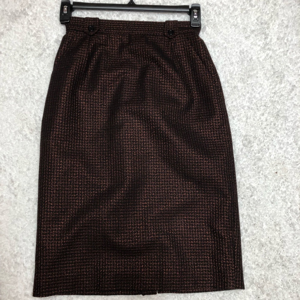 Kelli Harper size 8 wall/poly straight skirt
